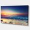 Designart - Beautiful Sunrise over Blue Sea - Seashore Canvas Art Print
